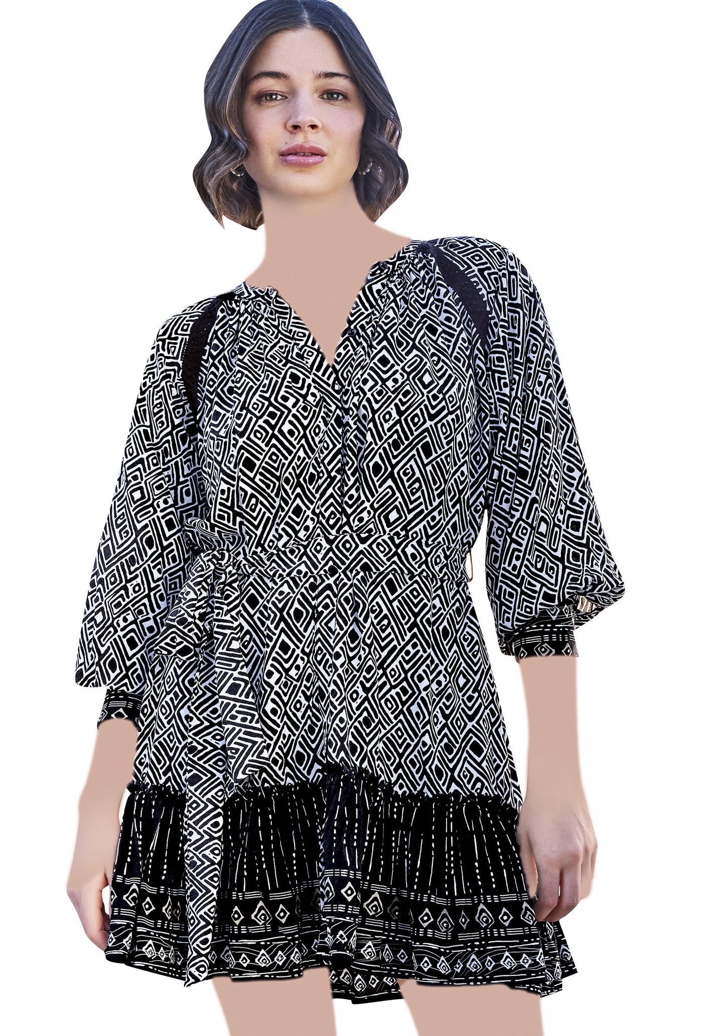 فستان قصير من S&L