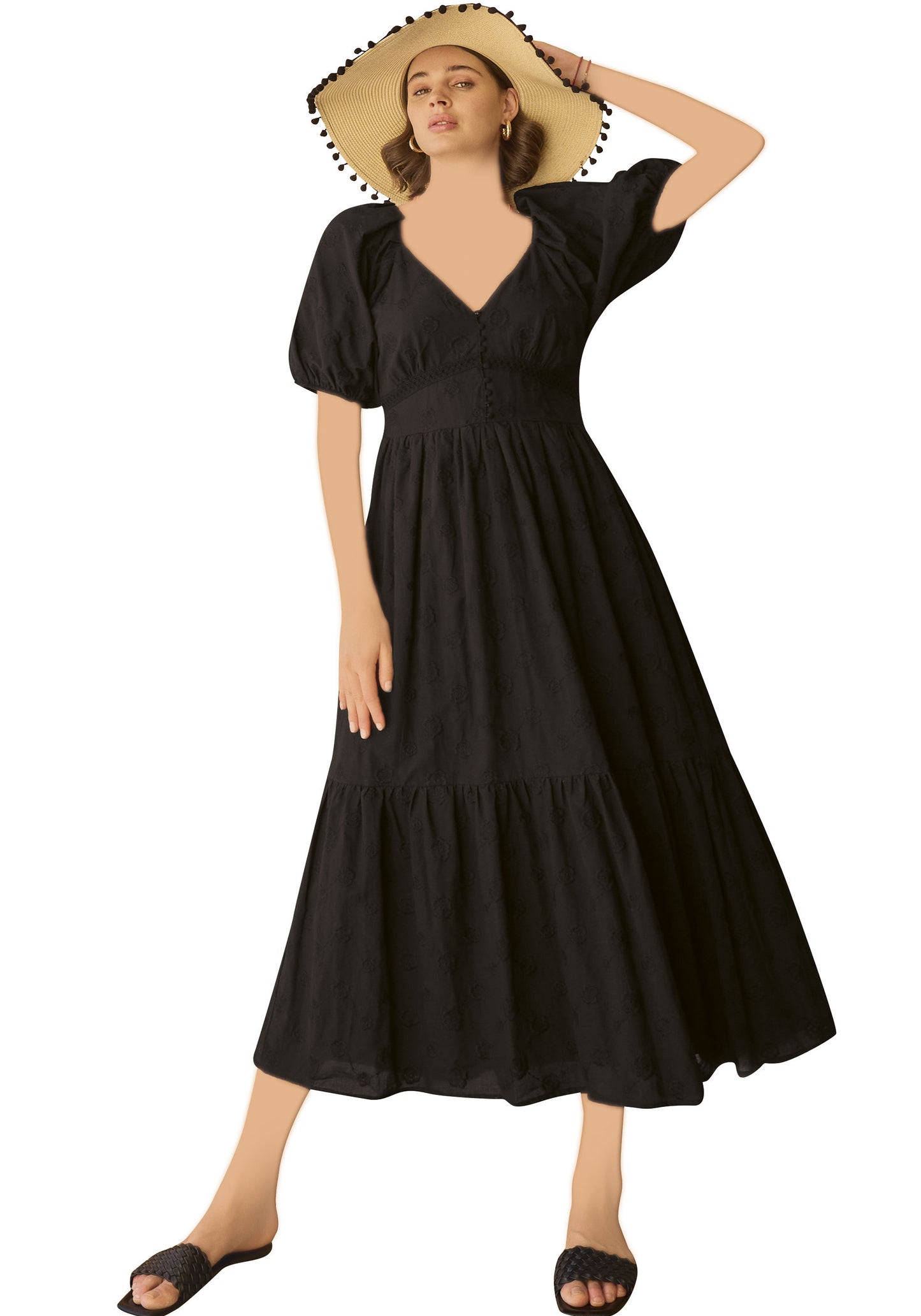 فستان طويل من S&L