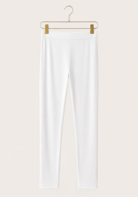 Leggings: Basic Plain Long Leggings (Viscose Lycra)