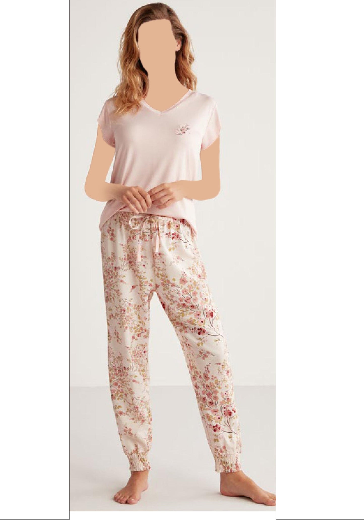 بيجامة قصيرة الأكمام من S&L