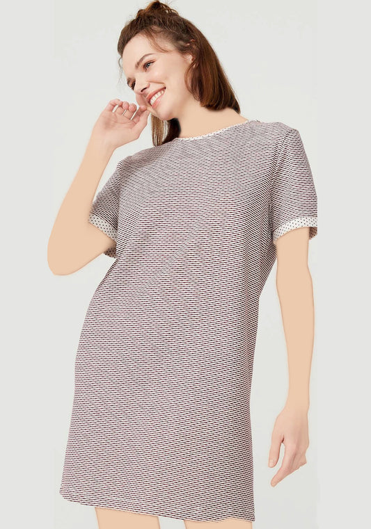 قميص نوم بأكمام قصيرة من S&L