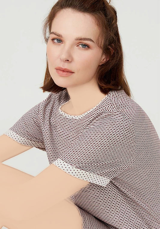 قميص نوم بأكمام قصيرة من S&L