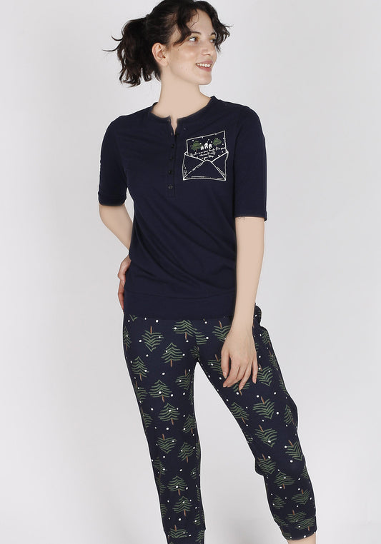 طقم كابري بأكمام قصيرة من S&L