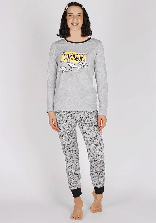 بيجامة دينا بأكمام طويلة من S&L