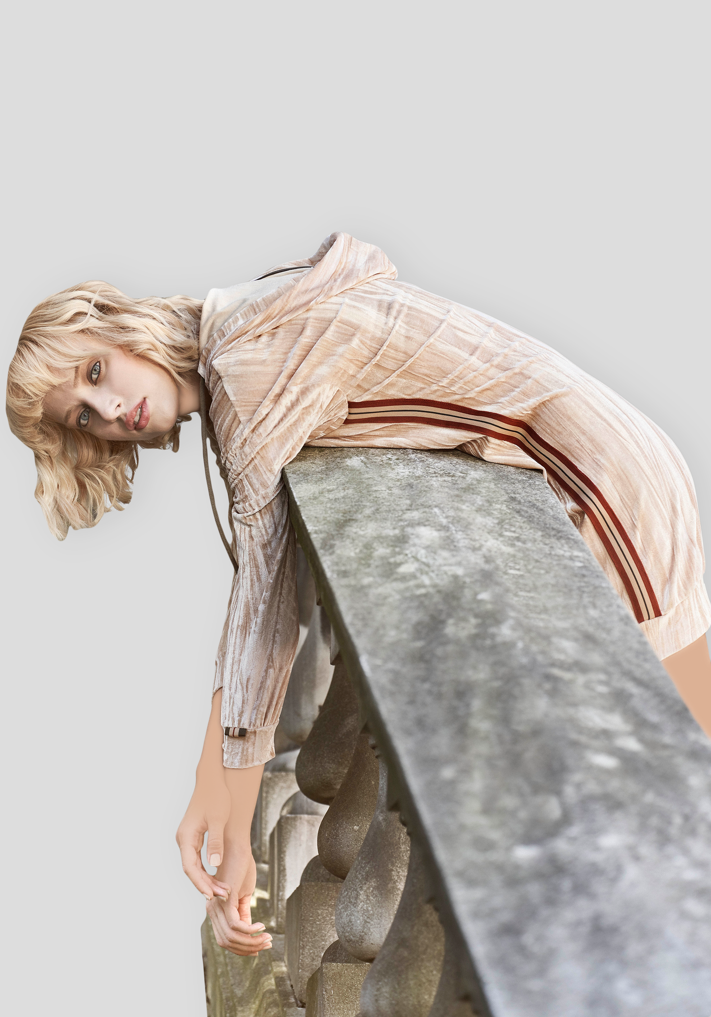 فستان مخملي من S&L