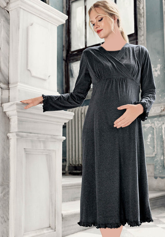 Maternal Long Sleeve Nighty