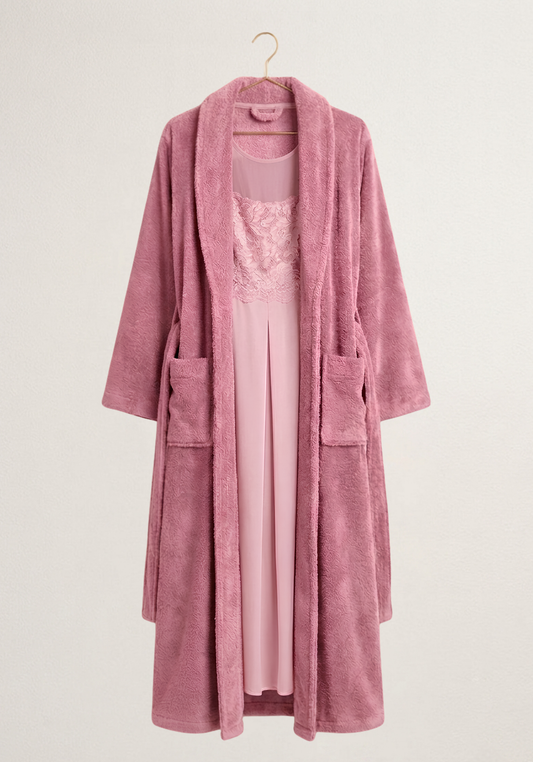 Maternal Long Robe Set