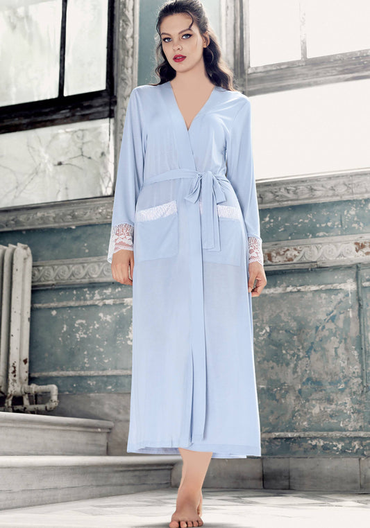 رداء طويل بأكمام طويلة من S&L