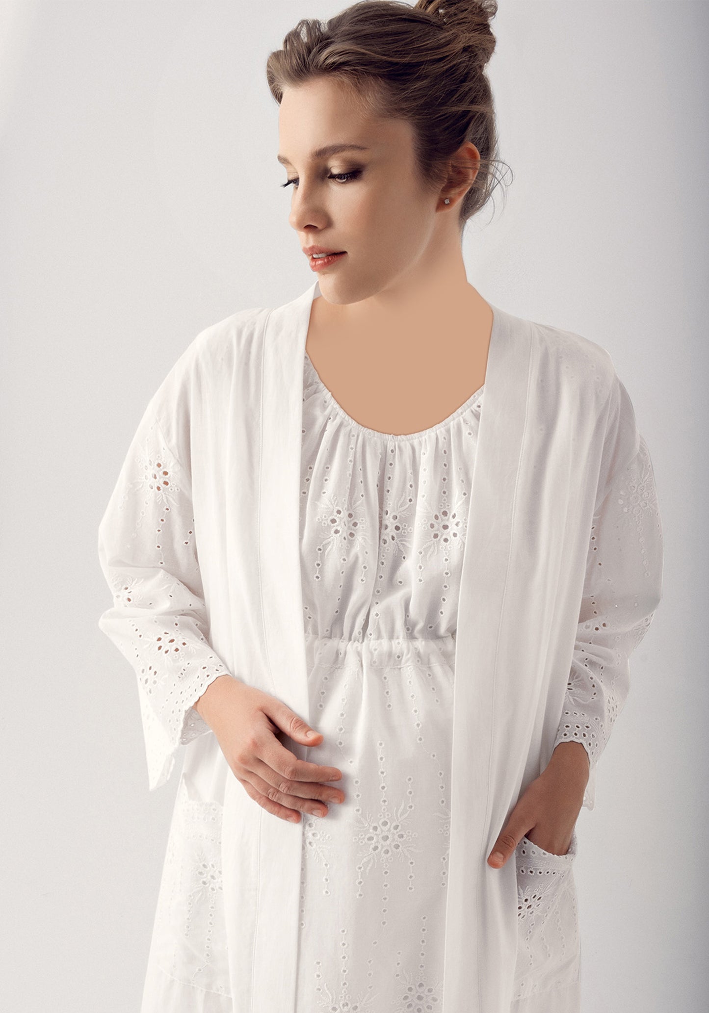 طقم رداء الأم القطني