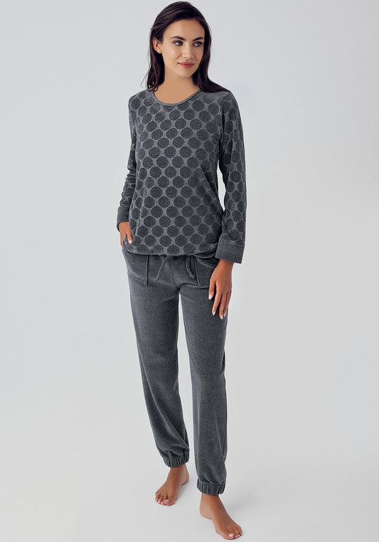 S&L Jacquard Pajama Set