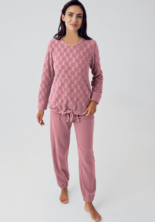 S&L Jacquard Pajama Set