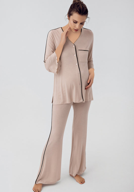 Maternal Button Pajama