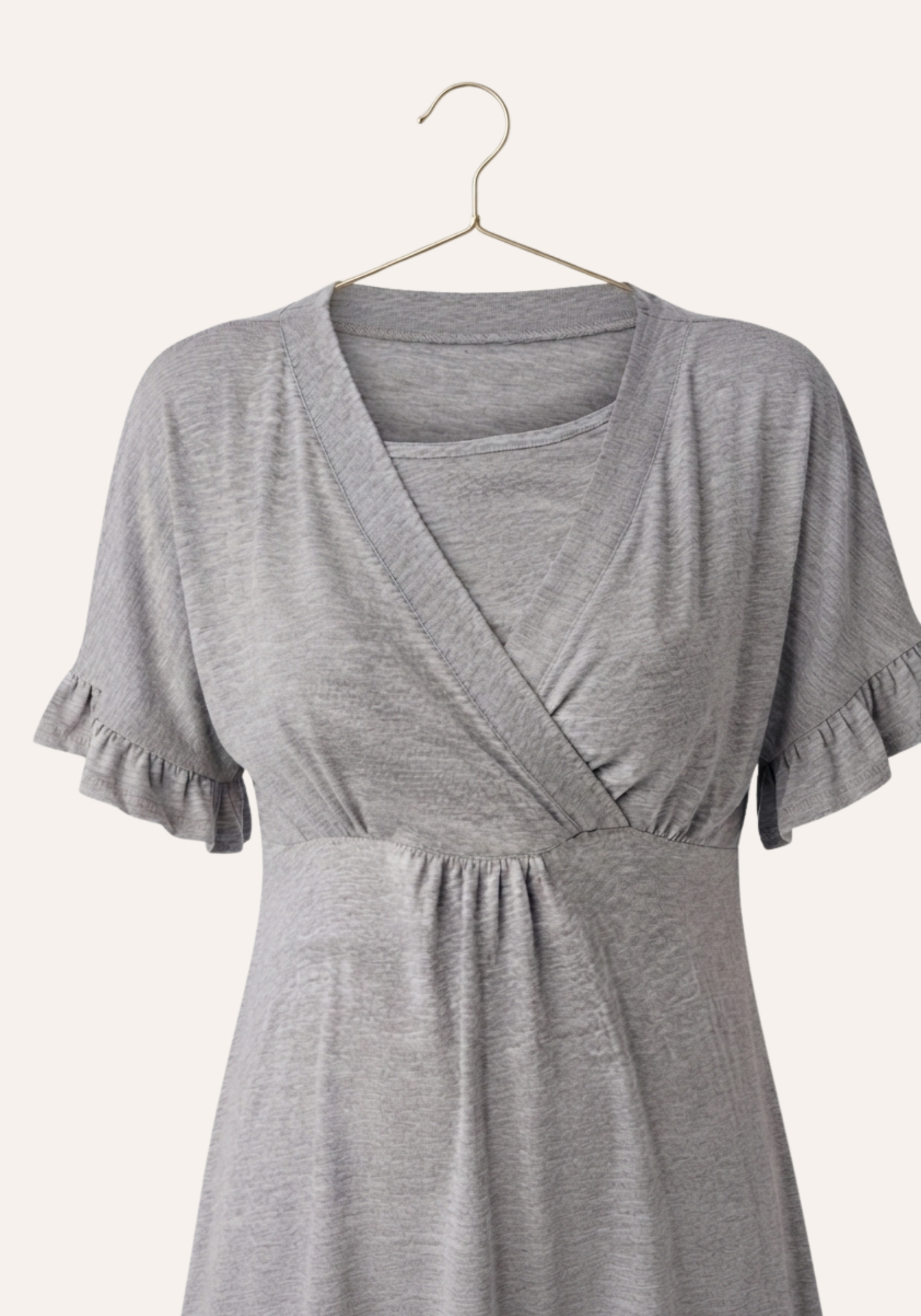 Plain Short Sleeve Pajamas