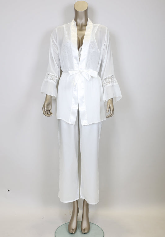 LNGR 3 Piece Satin Pajama