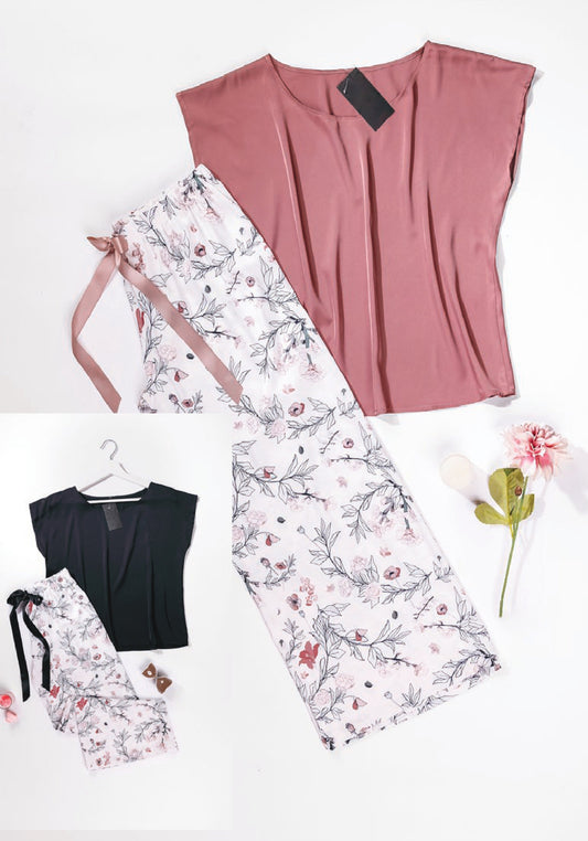 LNGR Sleeveless Satin Pajama