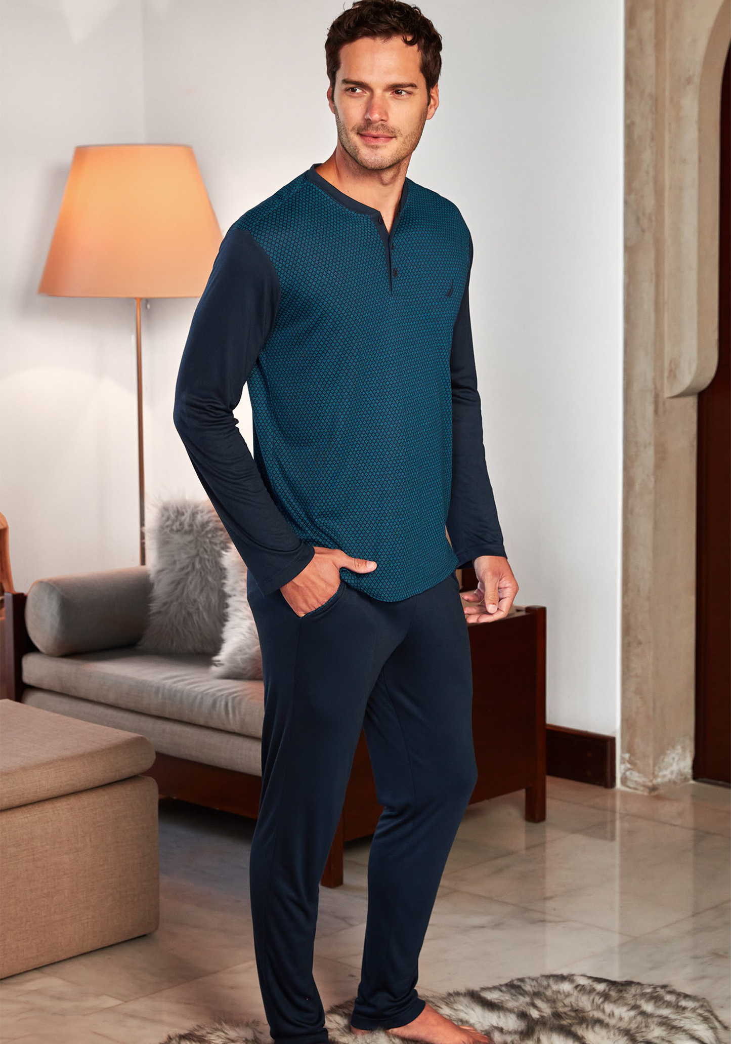 Men Long Sleeve Pajama