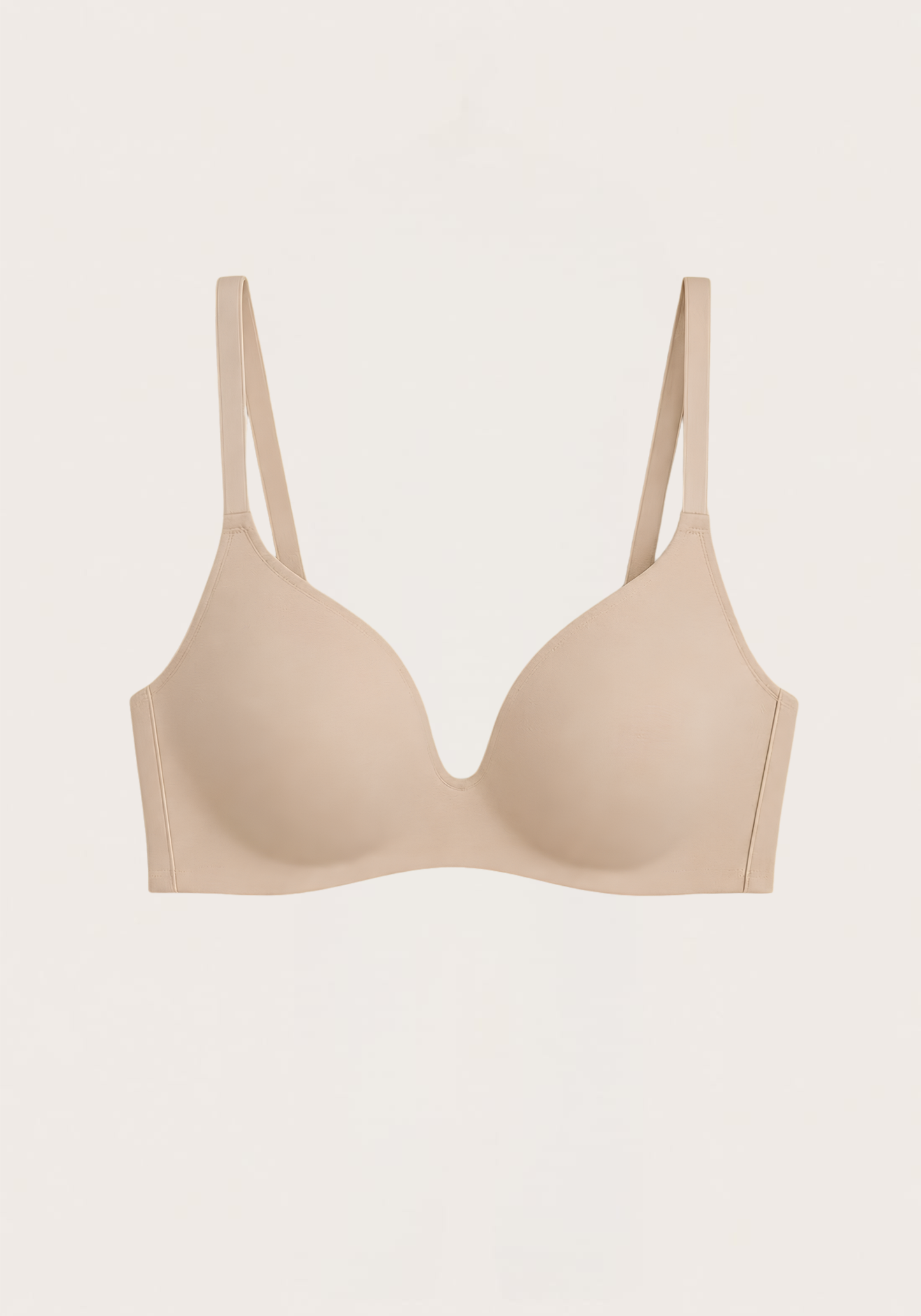 Double Filled Combed Melange Bra