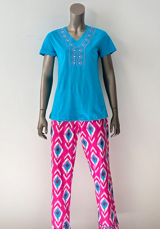 S&L Short Sleeve Pajama