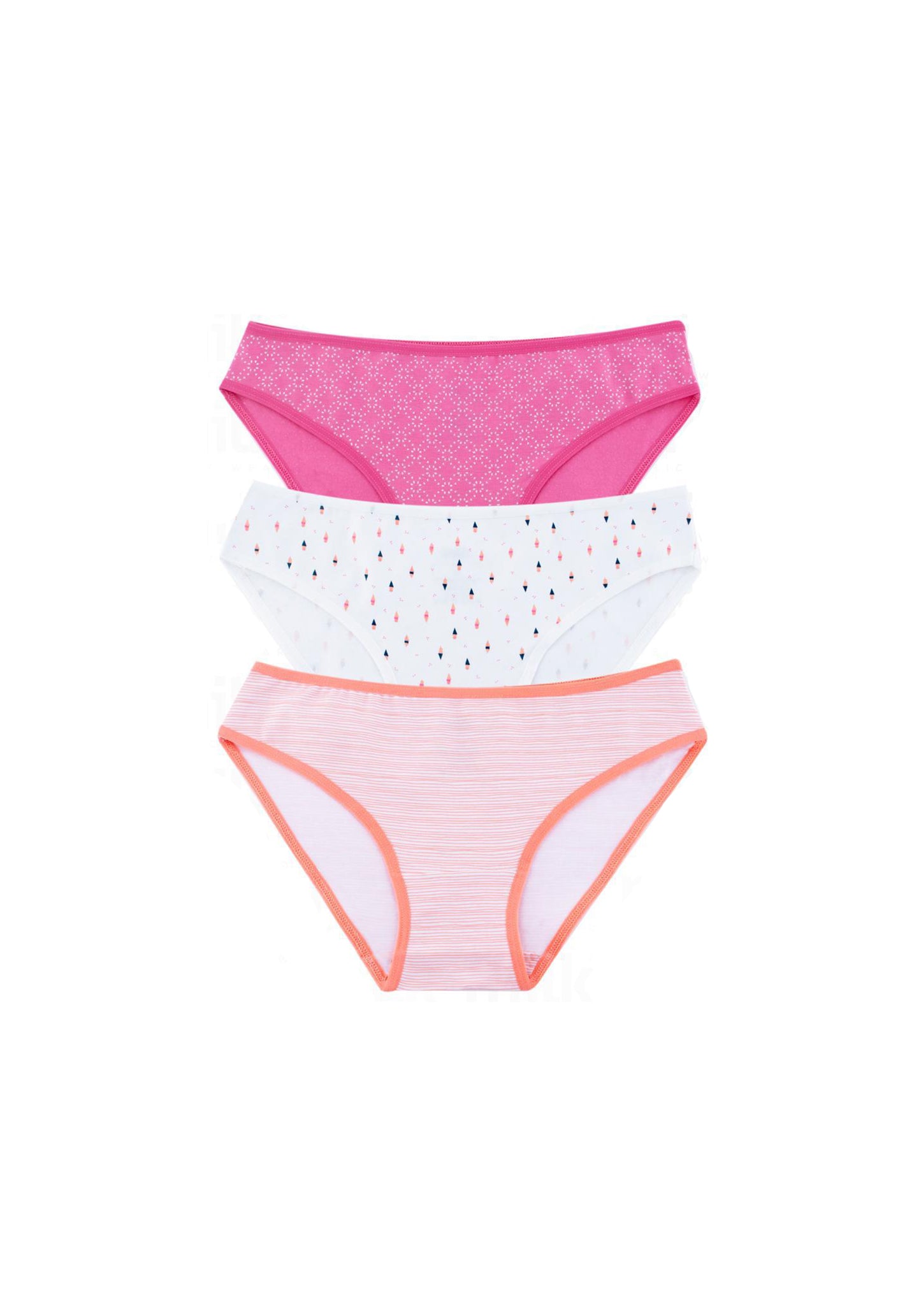 مجموعة بيكيني مطبوعة UNDR مكونة من 3 قطع