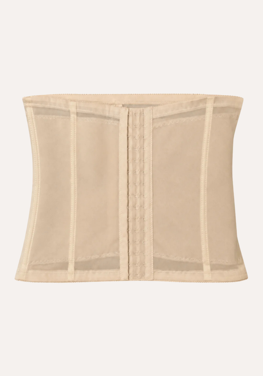 Corset: Hourglass Waist Shaper With Multi-Level Hooks For Tight Compression