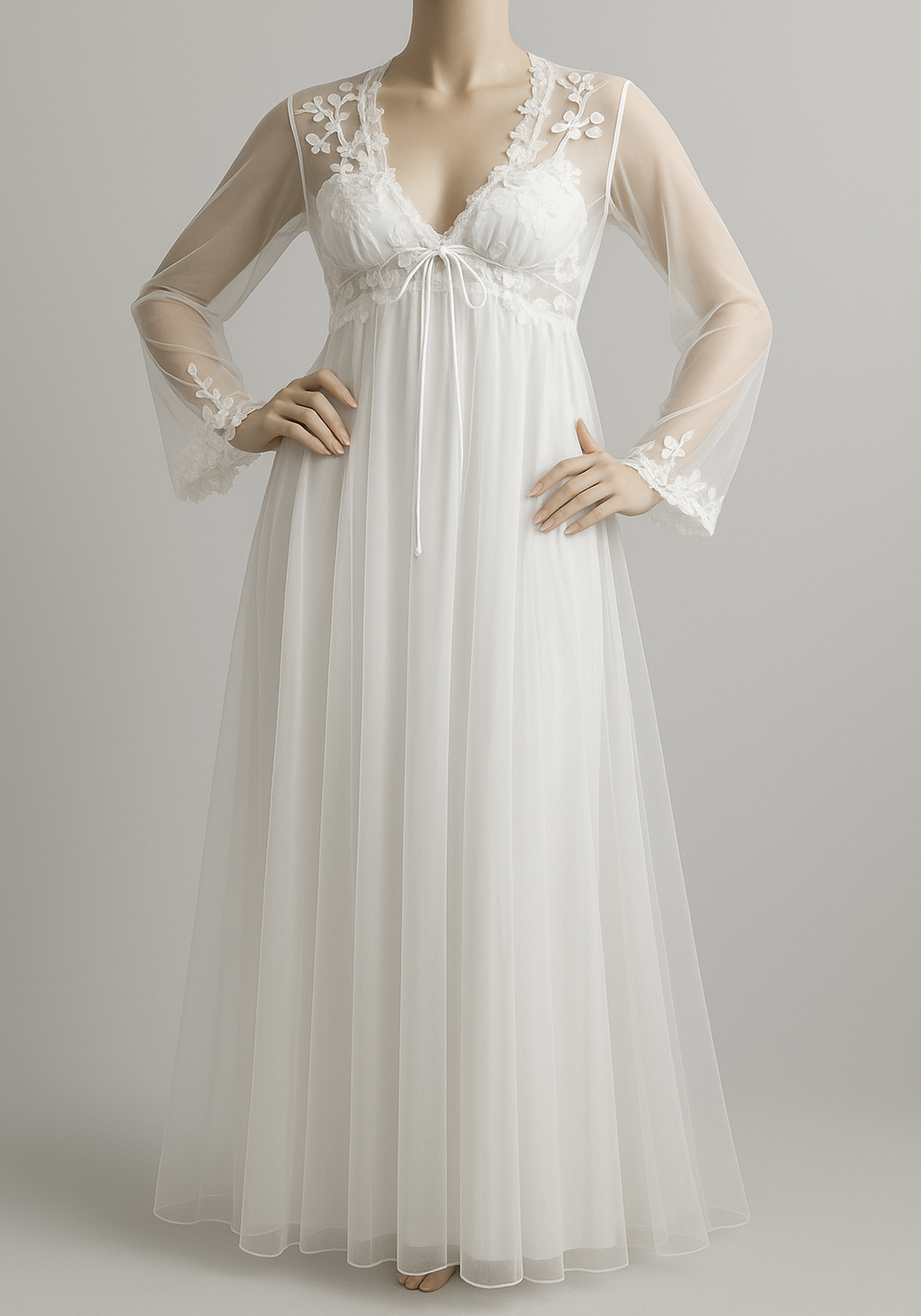 Bridal Long Gown Set