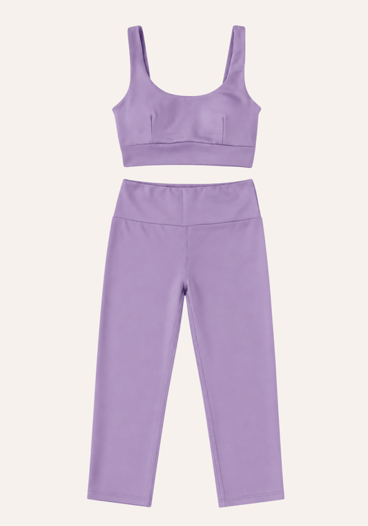 Sports High Waist Capri Set