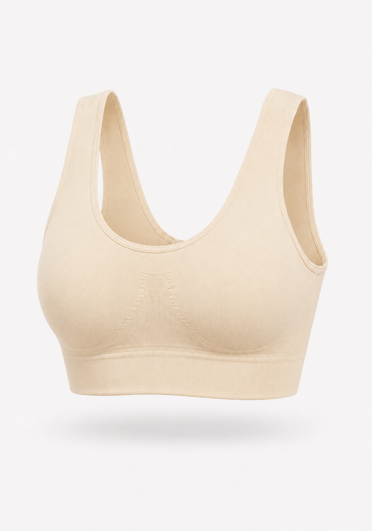 Wide Shoulder Strap Sports Bra Shaper