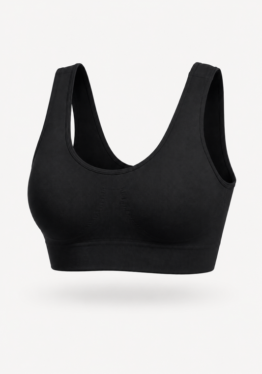 Wide Shoulder Strap Sports Bra Shaper