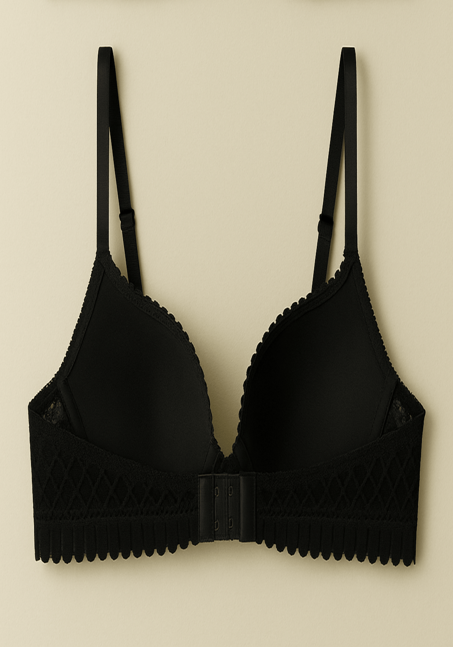 Filled Geometric Lace Bra