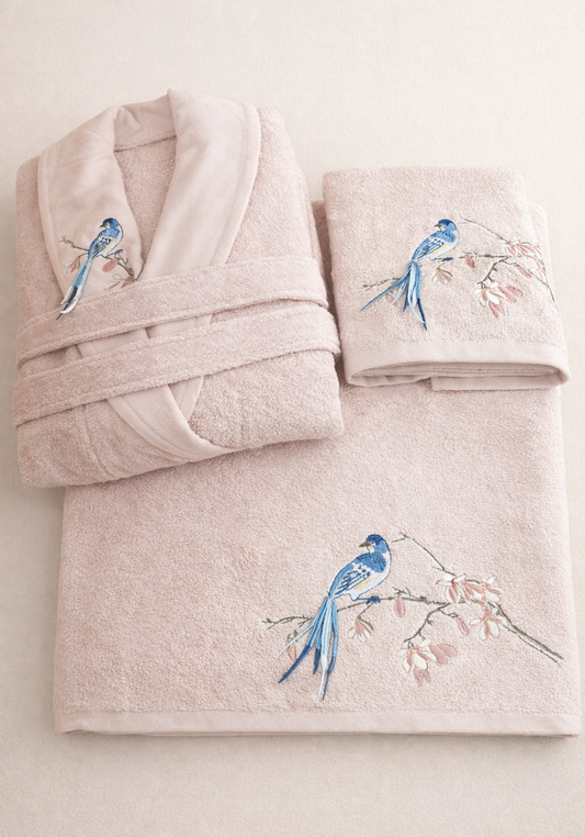 BTH 3 Piece Single Bamboo Bathrobe Set