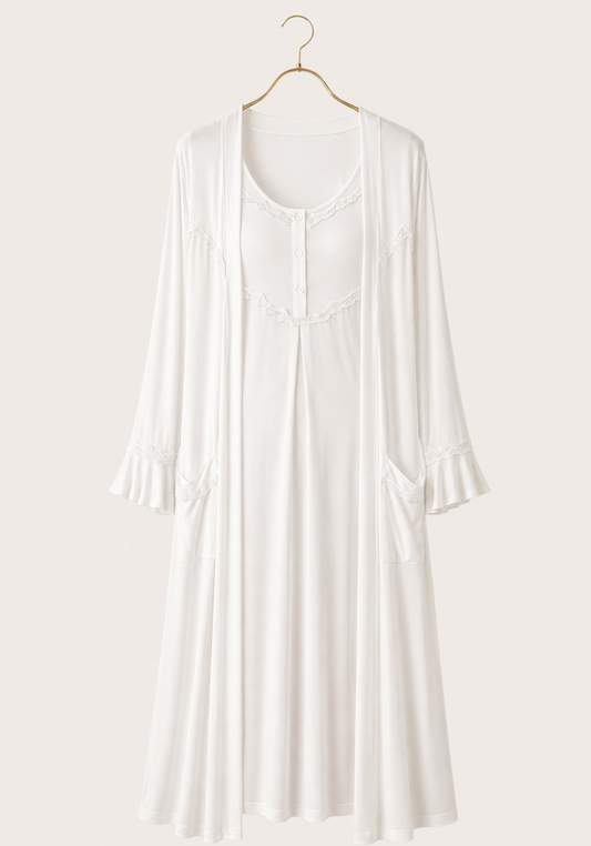 Maternal Long Robe Set