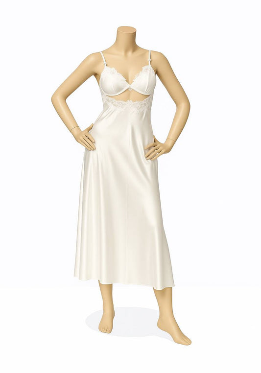 Bridal Satin Long Robe Set