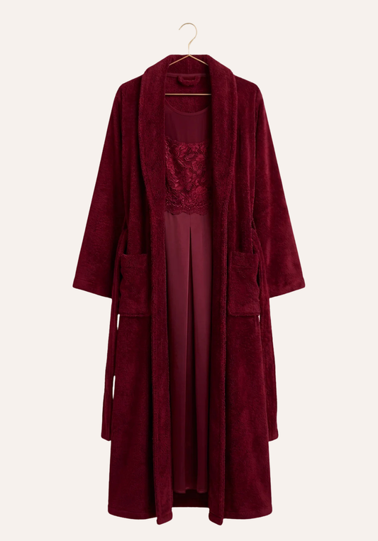 Maternal Long Robe Set