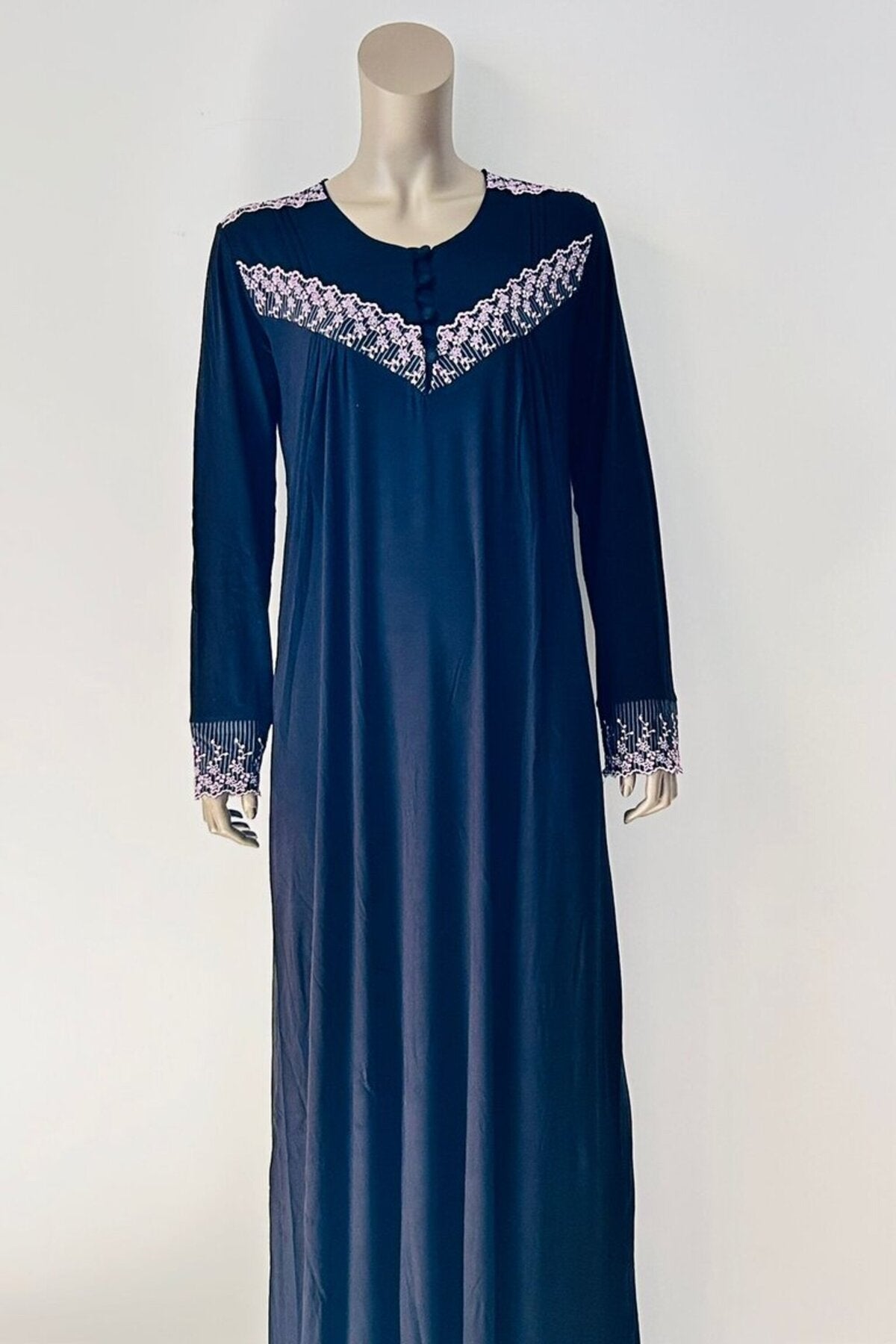 S&L Long Sleeve Long Gown