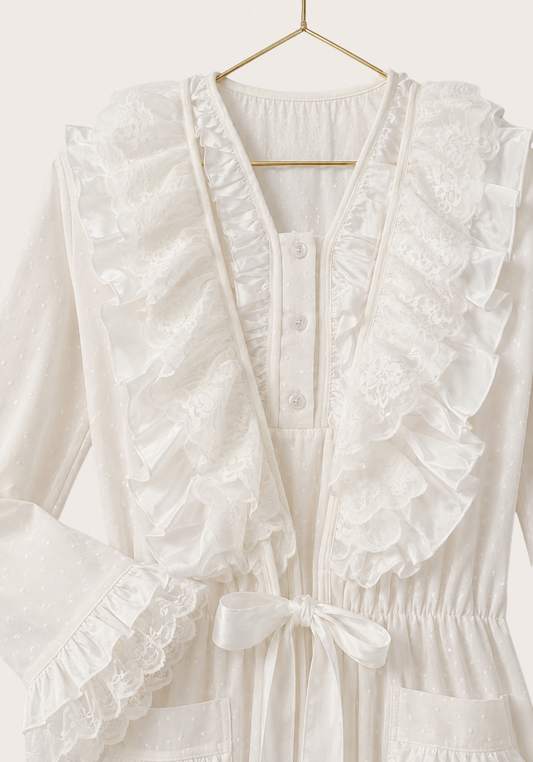 Maternal 3 Pieces Set : Pajamas With Robe