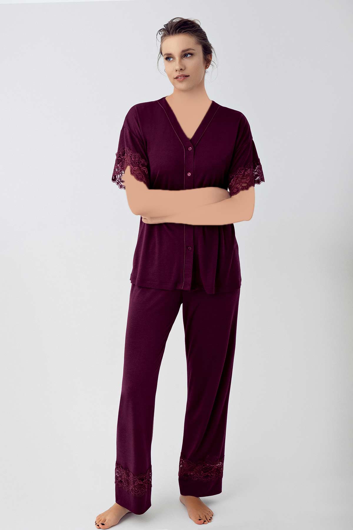 Maternal Button Pajama