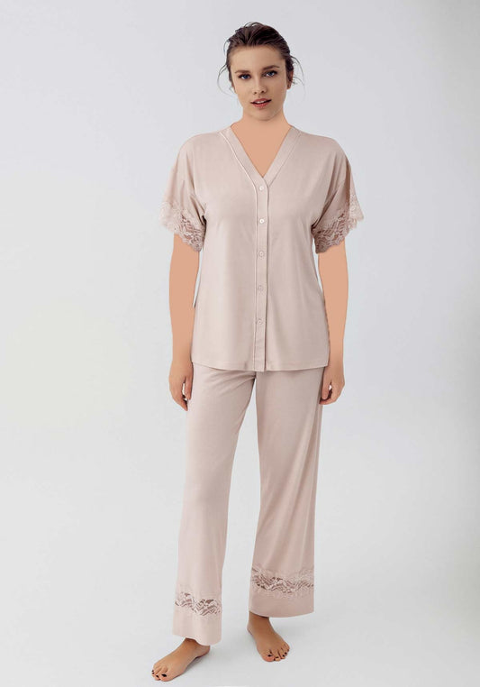 Maternal Button Pajama