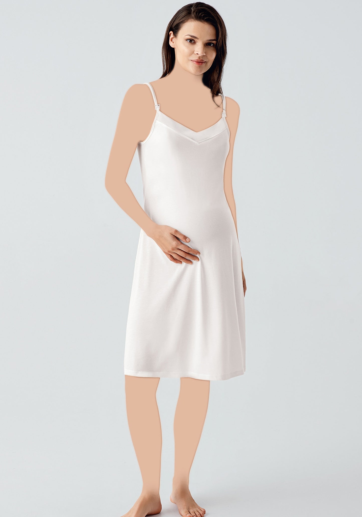 قميص نوم بحزام كتف للأمهات