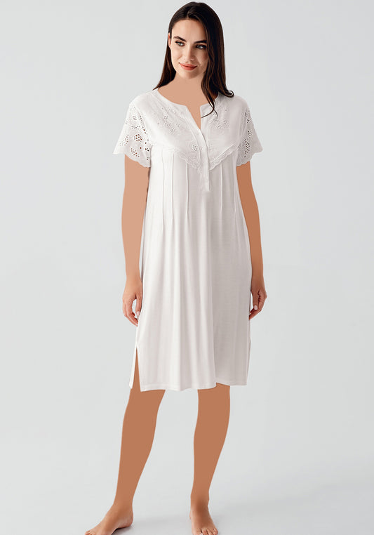 Maternal Cotton Short Sleeve Nighty
