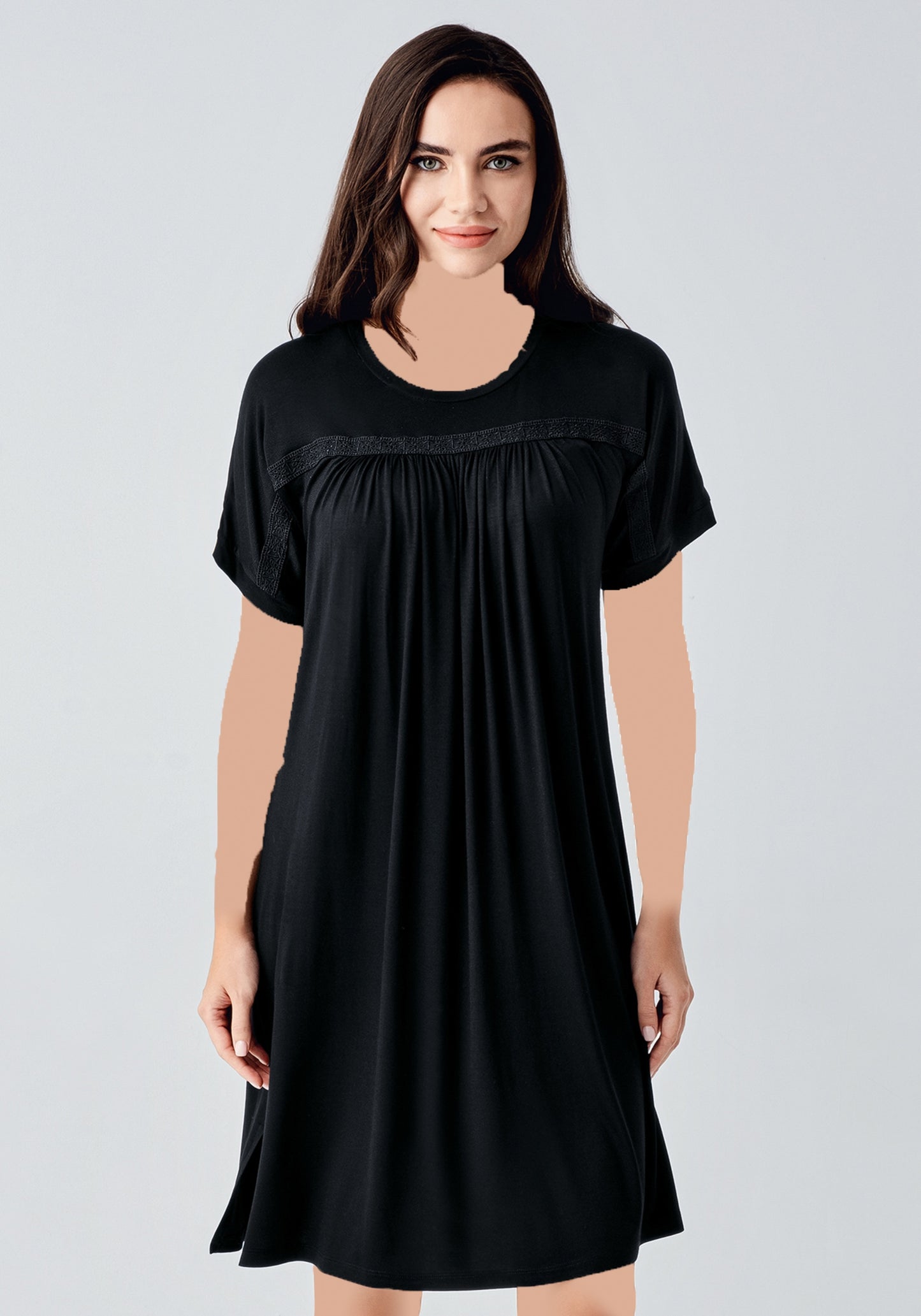 Short Sleeve Short Nighty