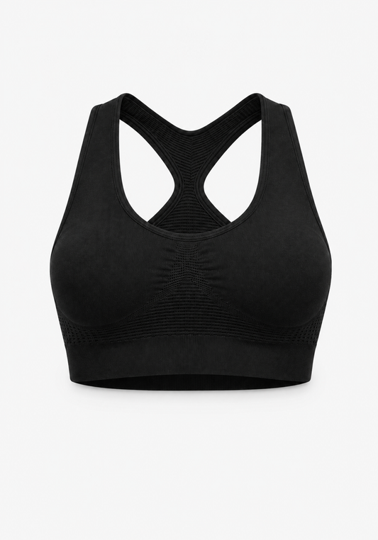 Wide Shoulder Strap Sports Bra Shaper