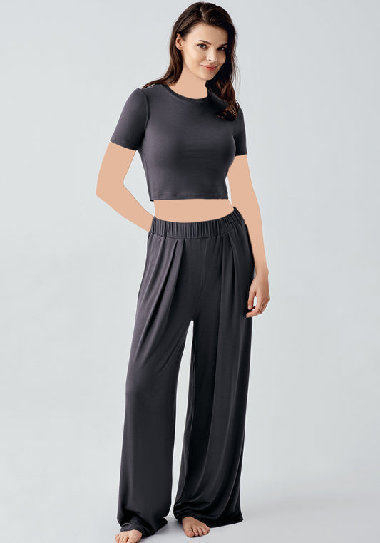 بيجامة الأمومة مع رداء علوي