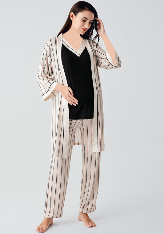 Maternal Striped 3 Piece Set