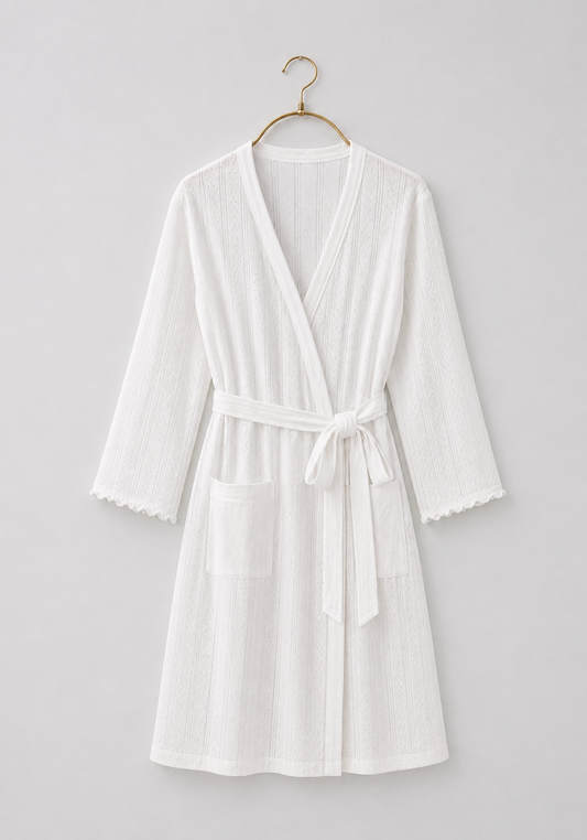 Cotton (100%) Pointelle Robe