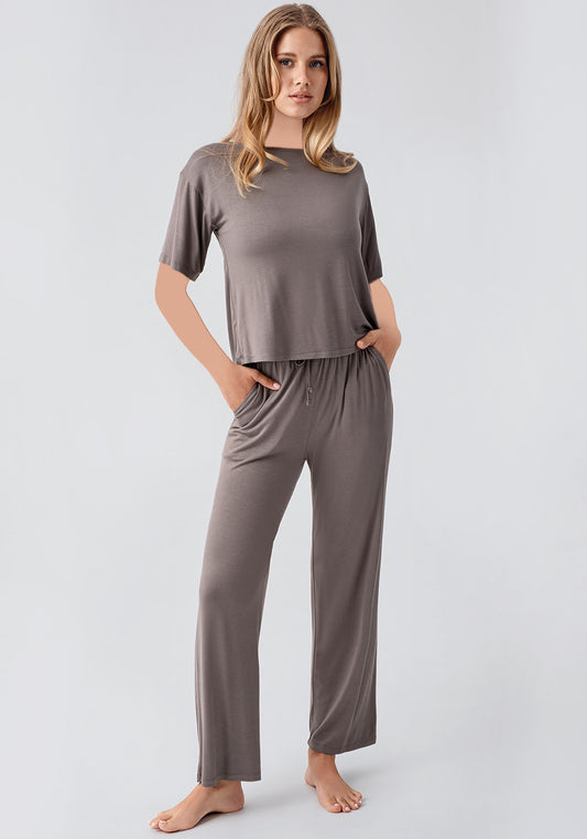 Short Sleeve Viscose Lycra Pajama