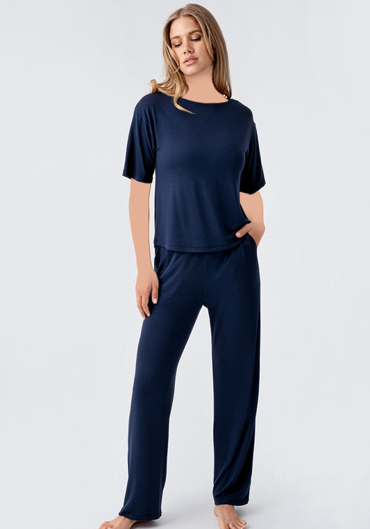Short Sleeve Viscose Lycra Pajama