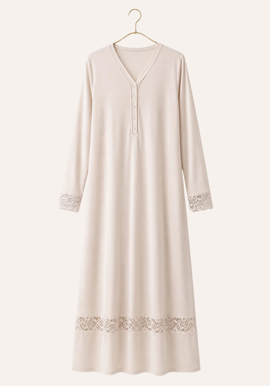 Maternal Long Sleeve Long Gown