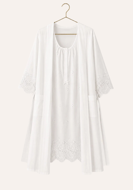 Maternal 100% Cotton Robe Set