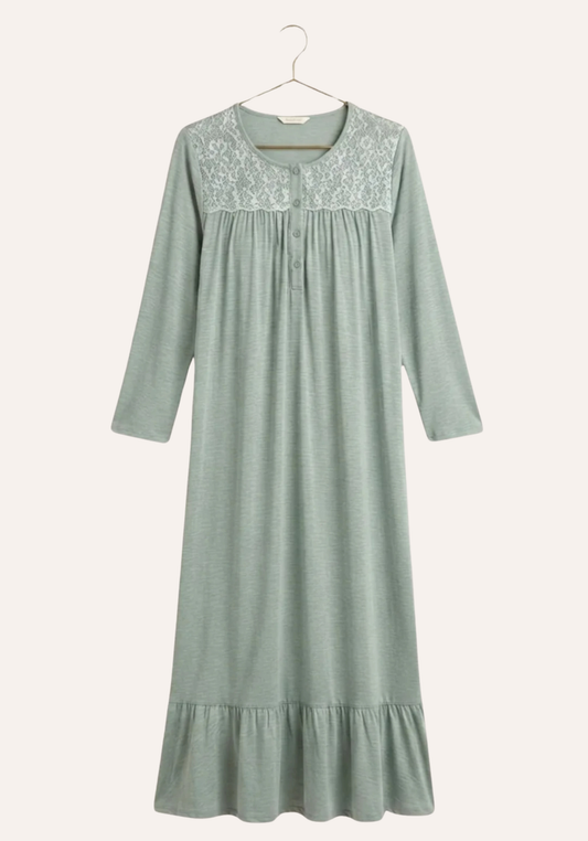 Maternal Long Sleeve Long Nighty