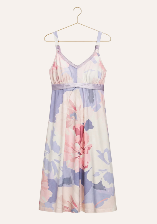 Maternal Printed Shoulder Strap Short Nighty (Viscose Lycra)